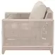 Tropez Beige Performance Fabric Outdoor Sofa Chair