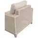 Tropez Beige Performance Fabric Outdoor Sofa Chair