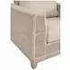Tropez Beige Performance Fabric Outdoor Sofa Chair