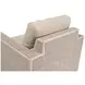 Tropez Beige Performance Fabric Outdoor Swivel Rocker Sofa Chair