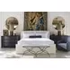 Tara Shaw Cream Performance Linen King Upholstered Saint Germain Sleigh Bed