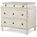Tara Shaw Swedish Scraped Bone 3 Drawer Alexandre I Nightstand