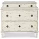 Tara Shaw Swedish Scraped Bone 3 Drawer Alexandre I Nightstand