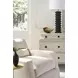 Tara Shaw Swedish Scraped Bone 3 Drawer Alexandre I Nightstand