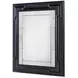 Tara Shaw Noir Rectangular Sainte Martin Wall Mirror