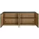 Tara Shaw Black and Gold 4 Door Le Marais Credenza