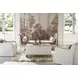 Tara Shaw Lacquered White and Gold Rectangular Loire Cocktail Table