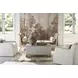 Tara Shaw Lacquered Gray and Gold Rectangular Loire Cocktail Table