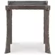 Tara Shaw Aged Bronze Square Voltaire Lamp Table