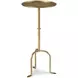 Tara Shaw Gold Round Petite Parisian Accent Table