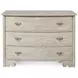 Tara Shaw Swedish Scraped Cream 3 Drawer Elise Chest
