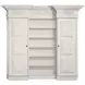 Tara Shaw Swedish Aged Cream 2 Door Grande Fountainebleau Bibliotheque