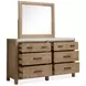 Plum Creek Sierra Brown and Elite Dove Upholstered Panel Bedroom Set
