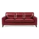 Elwyn Cranberry Leather Living Room Set