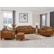 Isla Cognac Leather Living Room Set