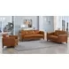 Kona Nutmeg Leather Living Room Set