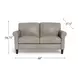 Lachlan Stone Leather 60" Loveseat