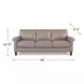Lachlan Stone Leather 84" Sofa