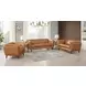 Sorella Cinnamon Leather Living Room Set