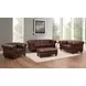 Waverly Caramel Leather Living Room Set with Nailhead Trim