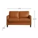 Yorwick Cognac Leather 57" Loveseat