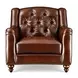 Kingswell Brown Leather Living Room Set