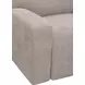 Traxton Jasper Taupe 79" Zero Gravity Triple Power Reclining Loveseat with Tilt Console and USB Charging