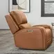 Belmont Lyric Caramel Leather Zero Gravity Power Recliner with USB Charging