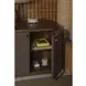 Simone Brown 2 Door Nightstand