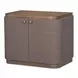 Simone Brown 2 Door Nightstand