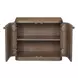 Simone Brown 2 Door Nightstand