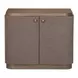 Simone Brown 2 Door Nightstand