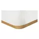 Simone Cream and Brown 2 Door Nightstand