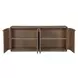 Simone Brown 4 Door Sideboard