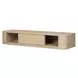 Round Off Natural Rectangular Floating Console Table