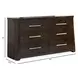 Bellamy Coffee Bean 6 Drawer Dresser