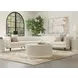 Tulane White Round End Table