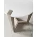 Axiom Linear Grey And White Plaster Round Chairside Table