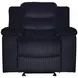 Willow Black Living Room Set with Dual Recliner