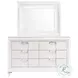 Charlotte White 6 Drawer Dresser And Mirror
