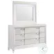 Charlotte White Upholstered Platform Bedroom Set With Storage Footboard