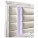 Charlotte White King Upholstered Platform Bed With Storage Footboard