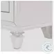 Charlotte White And Silver Vanity Set With LED Light