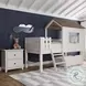 Lodge Cookies and Cream Complete Storage Ladder Bed with Fencing