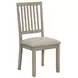 Yorktown Sand 60" Rectangular Dining Table with 6 Side Chairs
