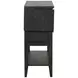 Sable Crest Black Extendable Drop Leaf Server