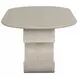 Gwendolyn Cerused Taupe 86" Oval Dining Table