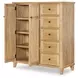 XXXs and OOOs Amber 5 Drawer Door Chest