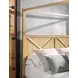XXXs and OOOs Amber Queen Canopy Bed