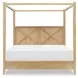 XXXs and OOOs Amber Queen Canopy Bed